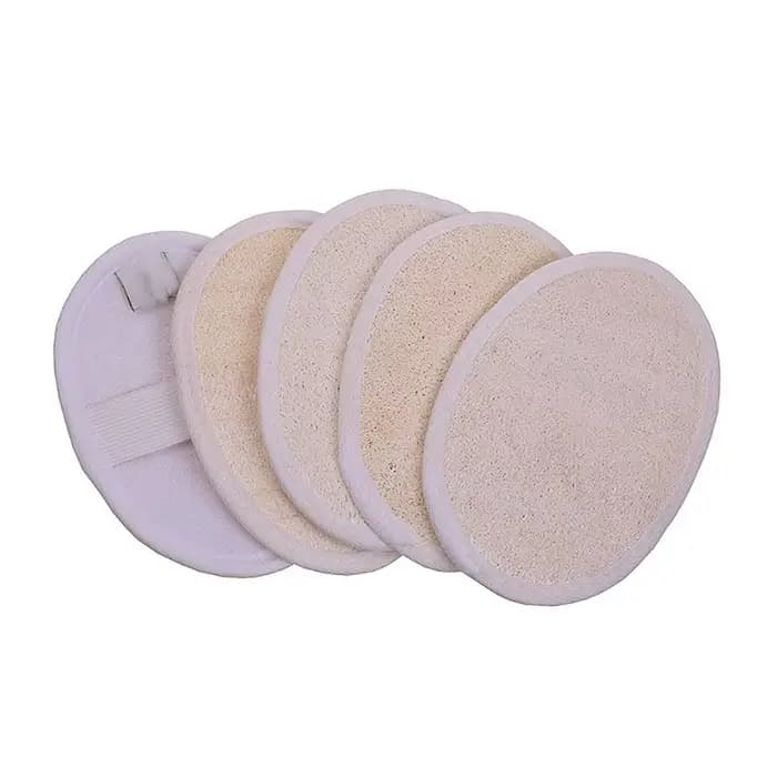 Loofah naturel bain exfoliant gommage éponge corps épurateur exfoliant doux douche brosse de nettoyage dos nettoyant tampon outils de bain