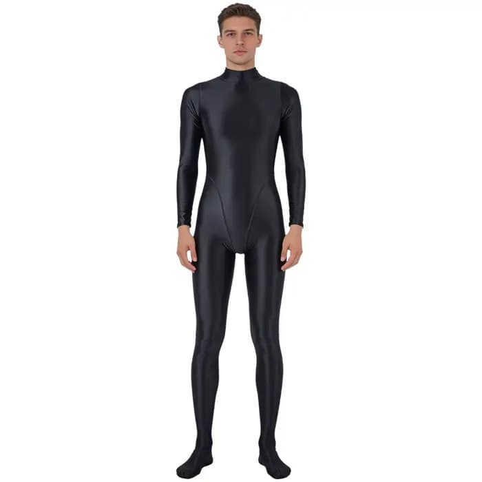 Maillot de bain brillant à l'huile pour hommes