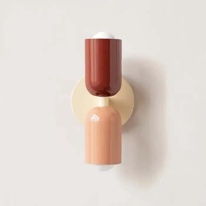 Lampe murale colorée pour chevet, style nordique, pour salon, couloir, chambre d'enfant, lampe de décoration intérieure Macaron