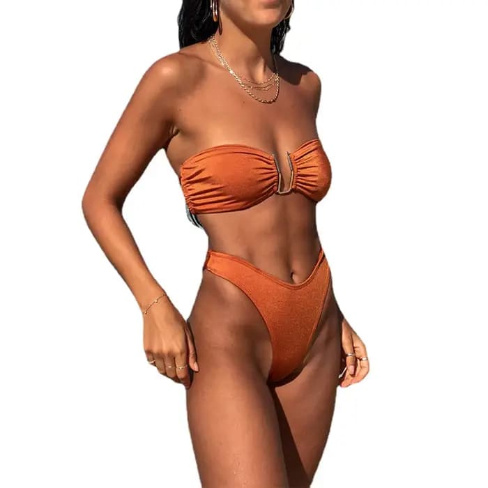 Maillot de bain solide femmes