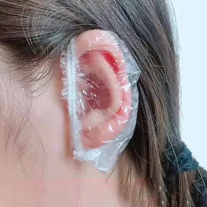 Cache-oreilles jetables, 100/200 pièces, piercing d'oreille, shampoing de bain, prévention de l'entrée de l'eau, protection des oreilles, cache-oreilles pour teinture des cheveux