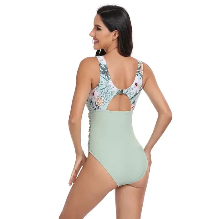 Grande taille col en v Bikini une pièce maillot de bain femmes 2025 nouveau maillot de bain d'été Push Up Monokini maillots de bain solide maillots de bain femme