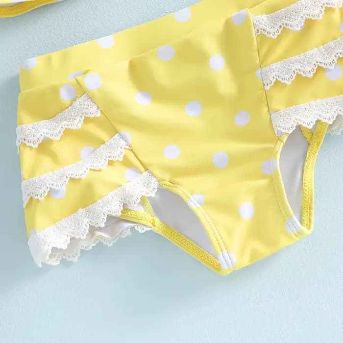 Ensemble de maillot de bain pour petite fille de 1 à 7 ans