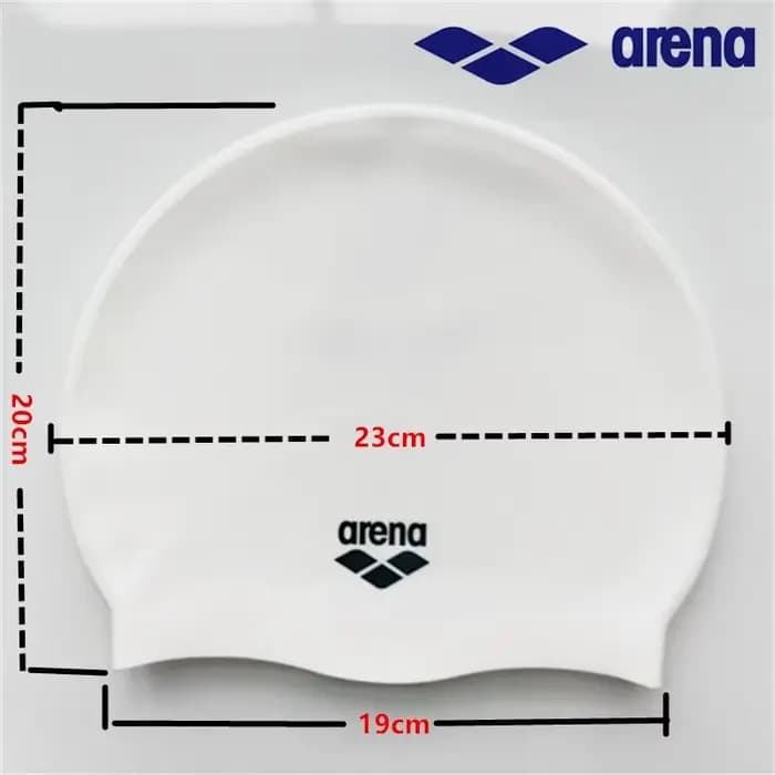 ARENA Bonnet de bain en silicone imperméable à la mode entraînement professionnel unisexe compétition