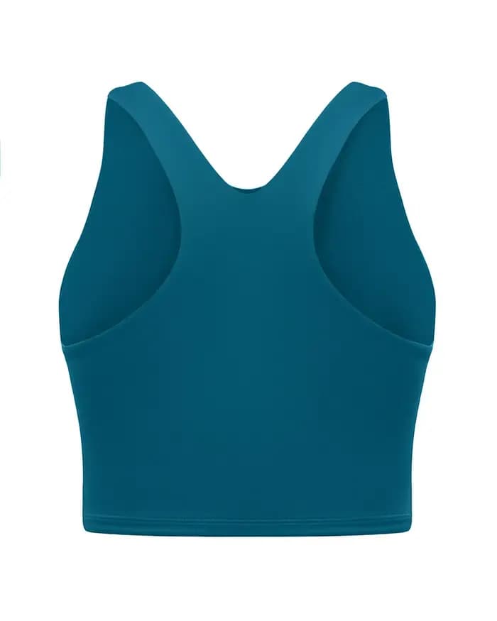 2026 Haut de maillot de bain sportif rembourré pour femme, uni