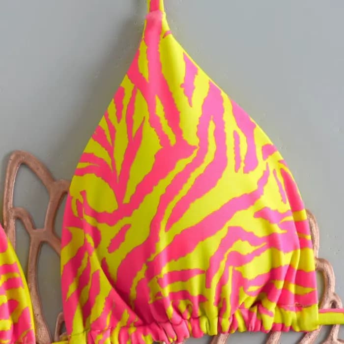 Maillot de bain bikini triangulaire sexy pour femme