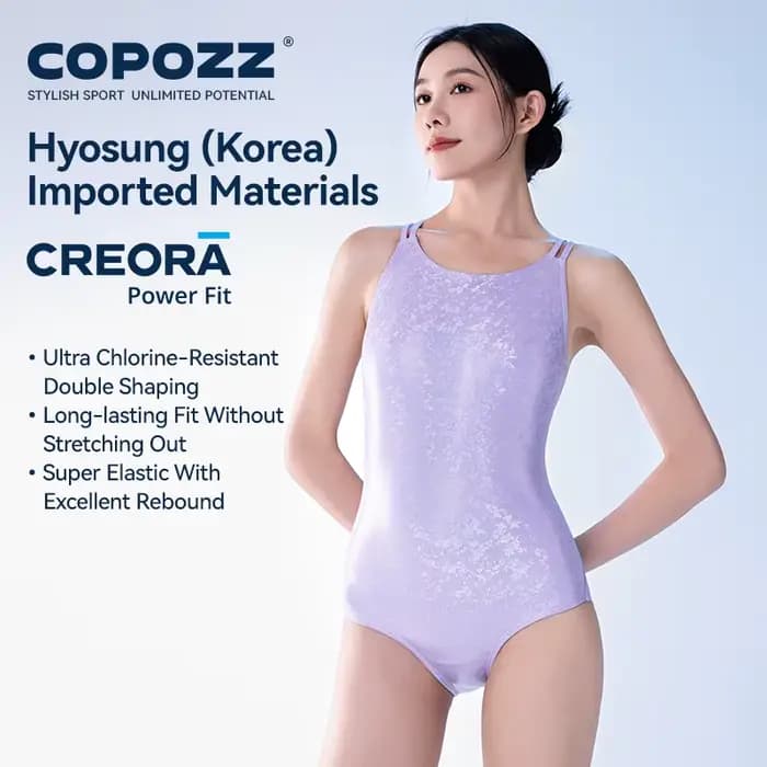 COPOZZ femme nouveau maillot de bain une pièce solide plage sans manches évider col en V été