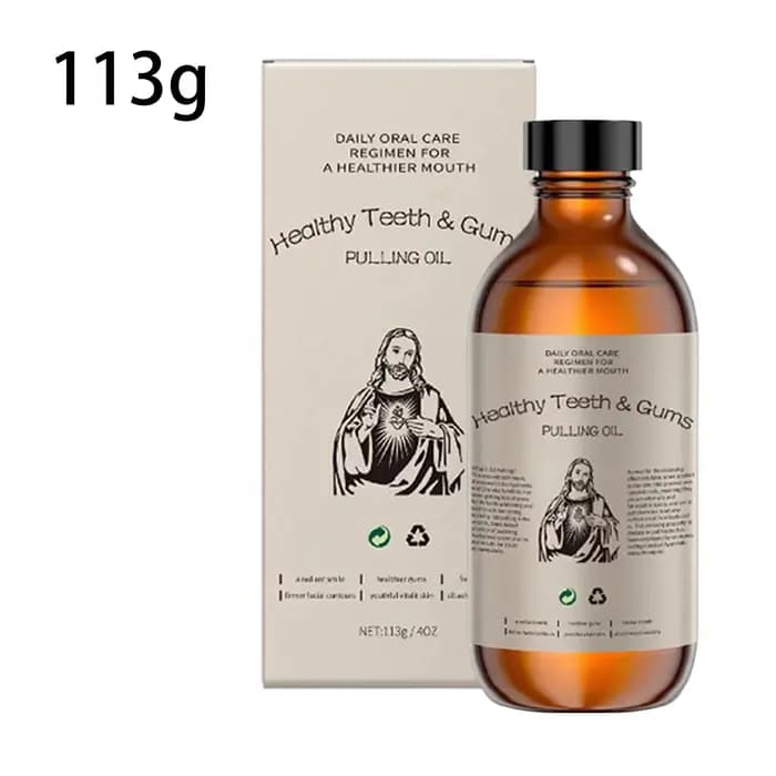 Bain de bouche à l'huile de coco 113g – Haleine fraîche, huiles essentielles naturelles, élimination des odeurs, blanchiment, soin buccal, prévention des caries