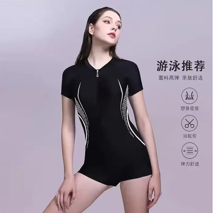 Maillot de bain à manches courtes pour femme