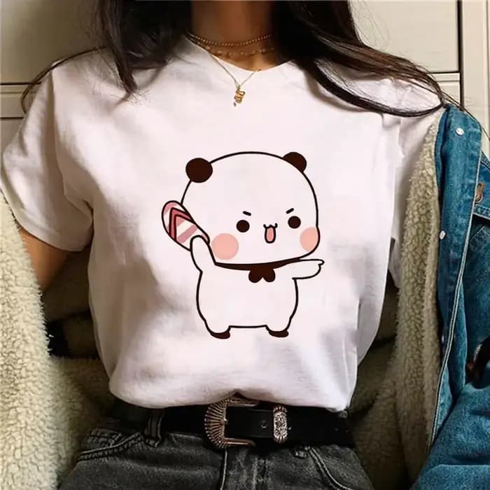 Bubu Dudu t-shirt femmes bande dessinée designer anime haut fille graphique vêtements drôles