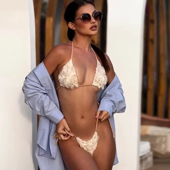 2025 Bandeau Biquini Sexy Bikini femmes maillot de bain Push Up maillots