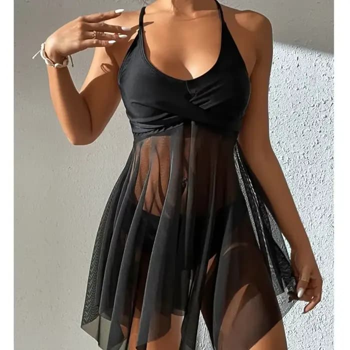 Ensemble Tankini Deux Pièces Femme Maillot de Bain Sportif de Plage Tenue de Natation Piscine 2026