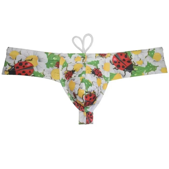 Maillot de bain pour hommes, boxer effronté, document géométrique rembourré, bikini amélioré