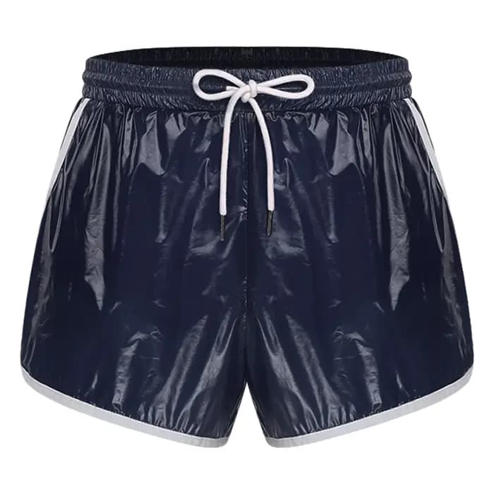 Maillots de bain pour hommes, shorts imperméables, shorts de bain, maillot de bain, taille élastique avec cordon de serrage, coutures, shorts avec poches
