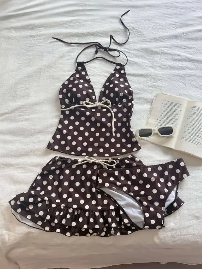 Maillot de bain vintage Y2K pour femme
