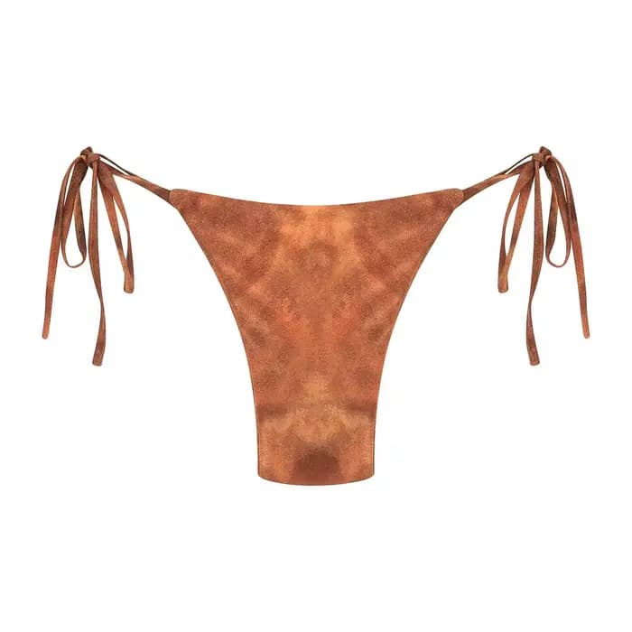 Bohème deux pièces ensemble Bikini pour femmes perle frange florale brodée Sexy col en V profond vacances à lacets jupe