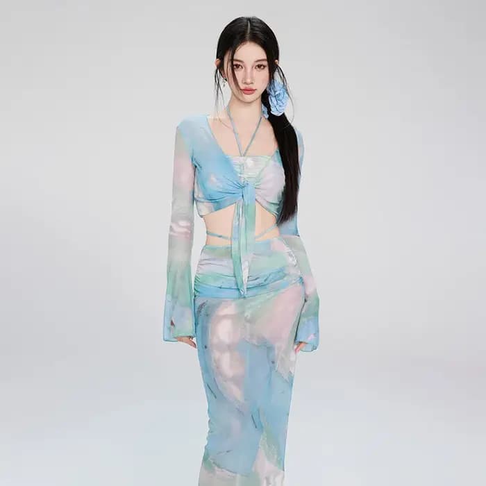 Maillot de bain fendu pour femmes