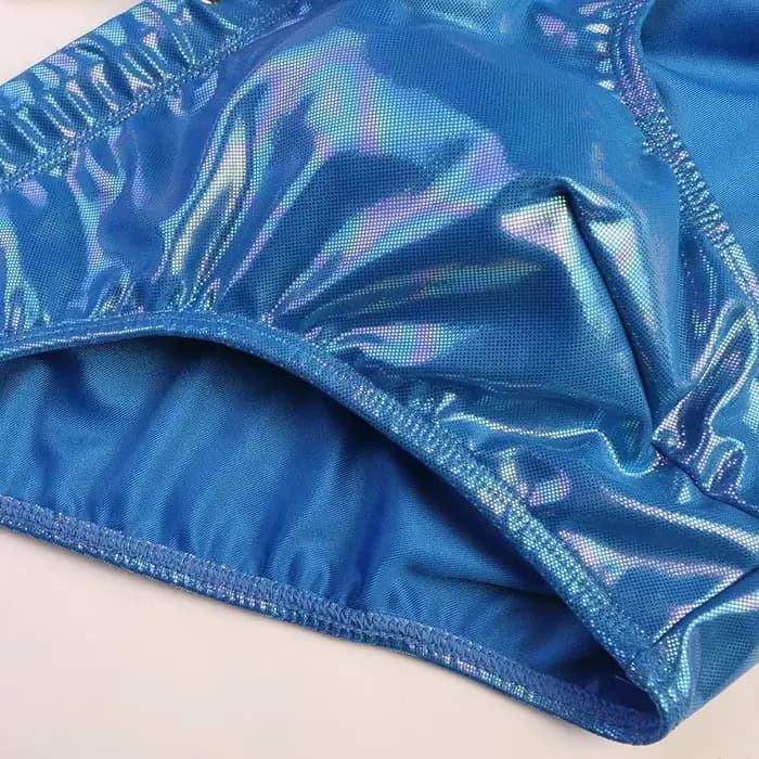 Culotte de bain métallique pour hommes
