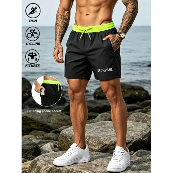Shorts de bain pour hommes, maillots de bain d'été, shorts de bain à séchage rapide, pantalon de bain, maillot de bain sport, short de surf, short de plage pour hommes