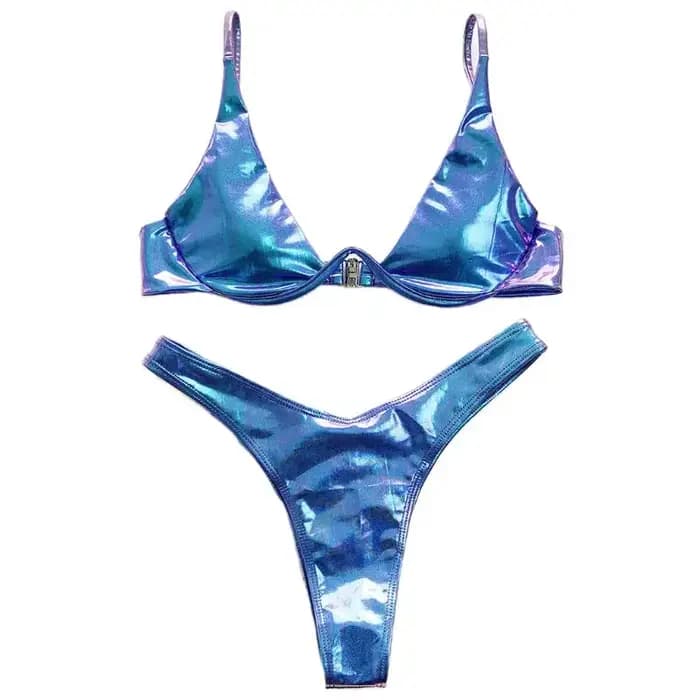 Maillot de bain brésilien Triangle à armatures pour femmes