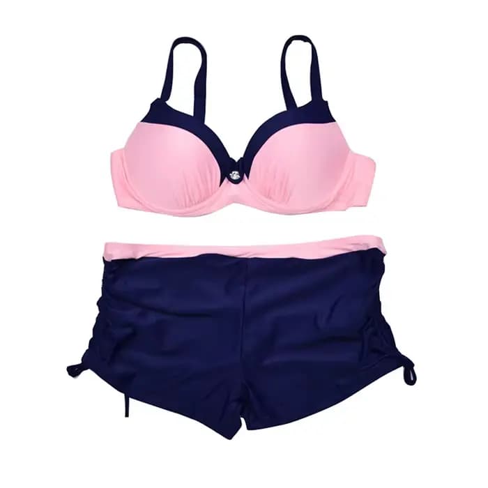 Maillot de bain rouge pour femmes, ensemble deux pièces, soutien-gorge push up, rembourré, bretelles réglables, bordées, sexy, noir, pour la plage, été, 2023