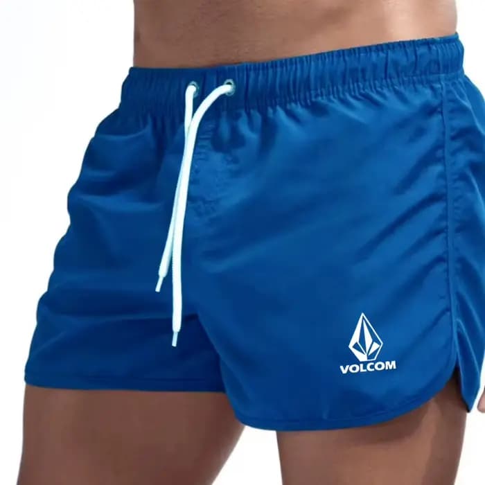 Maillot de bain court respirant et confortable pour hommes, avec cordon de serrage et poche, pour le surf, la plage et les activités estivales