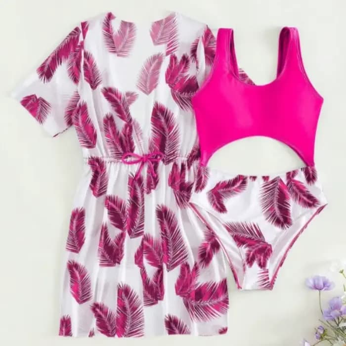 Maillot de bain 3 pièces pour jeunes filles