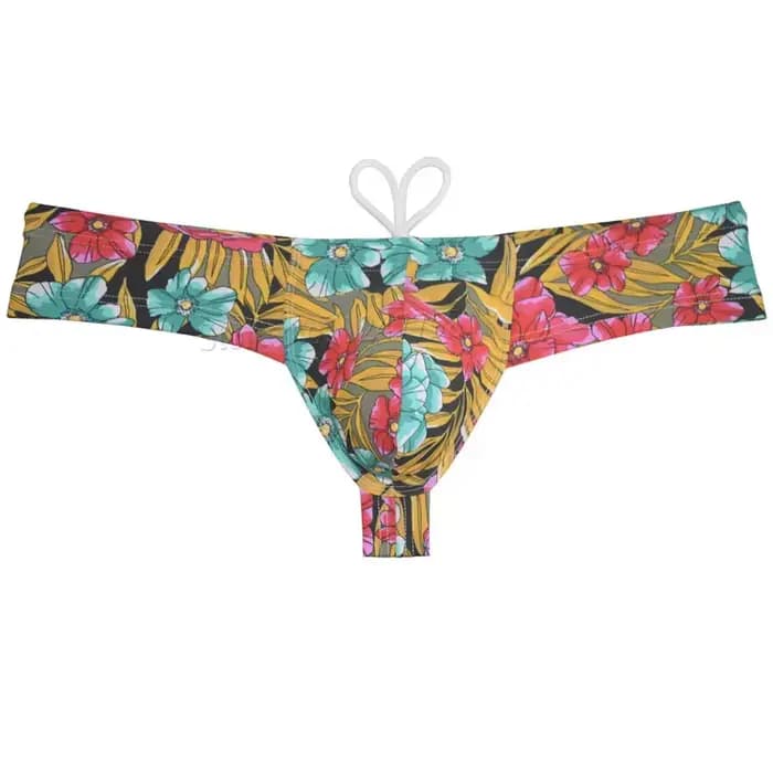 Maillot de bain pour hommes, boxer effronté, document géométrique rembourré, bikini amélioré