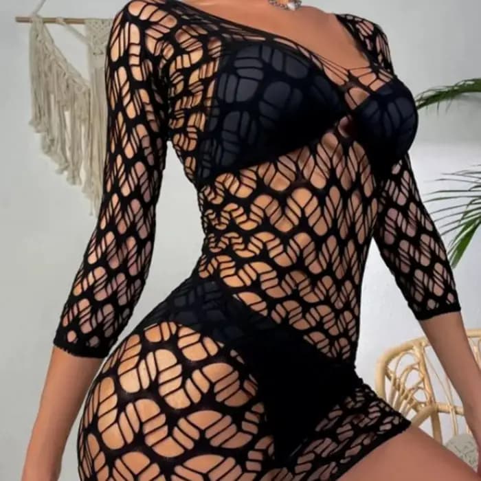 Femmes maillot de bain couvrir Sexy évider plage robe