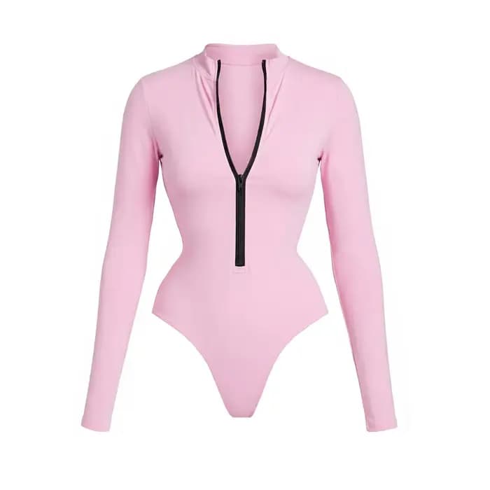 Maillot de bain une pièce zippé 2026 sexy pour femme
