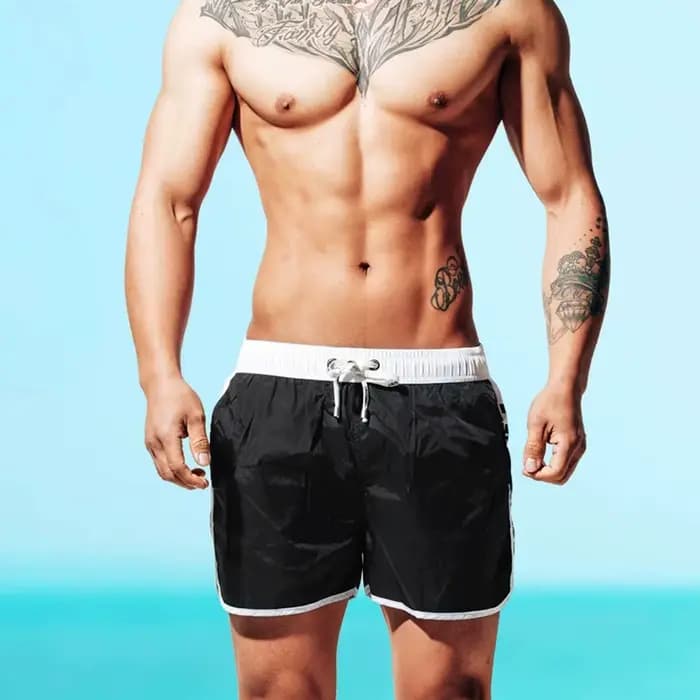 Maillot de bain pour hommes, short de plage, maillot de bain, décontracté, mode, ample, séchage rapi