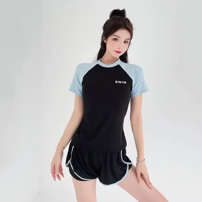 Maillot de bain deux pièces conservateur pour femmes