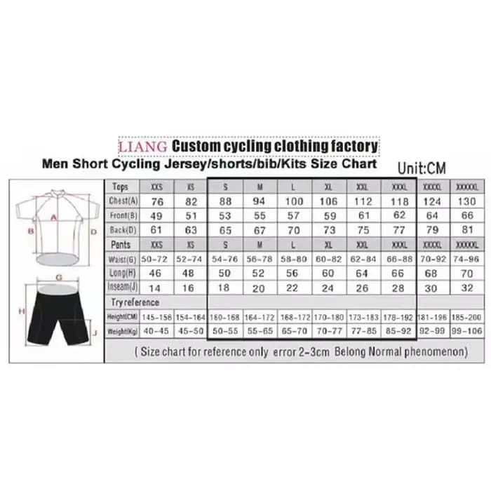 Ensemble de maillot de cyclisme Lotto 2026 pour hommes