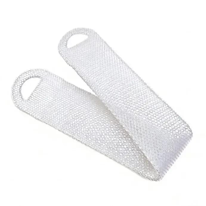Serviette de bain et de visage en TPU antibactérien avec design massant en nid d'abeille