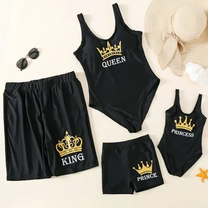 Famille maillot de bain mère fille maillots de bain père fils short de bain 2023 été rayé maman et fille Bikini costume correspondant tenue