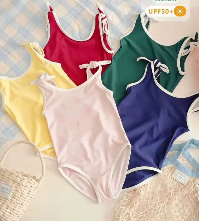 Nouveau maillot de bain une pièce pour filles 2026 – Bikinis mignons pour l'été – Tenue