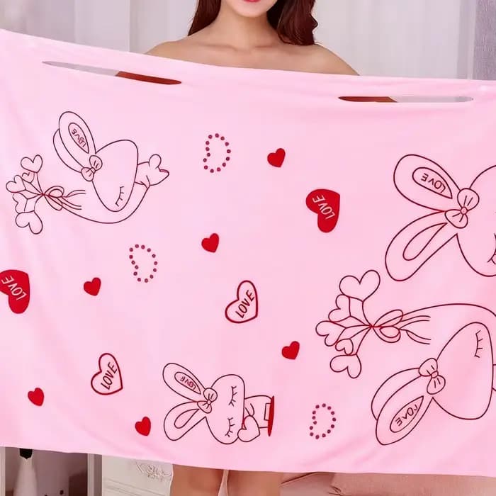 Femmes serviettes de bain filles portable 80*135 CM séchage rapide bain plage Spa peignoirs douche épaissi peignoir femmes serviette de bain