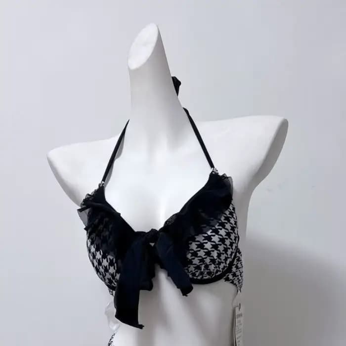 Ensemble de bikini gothique vintage noir Spice Girls pour femmes