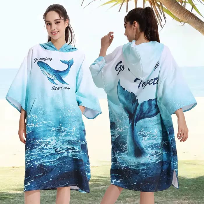 Poncho serviette changement Robe