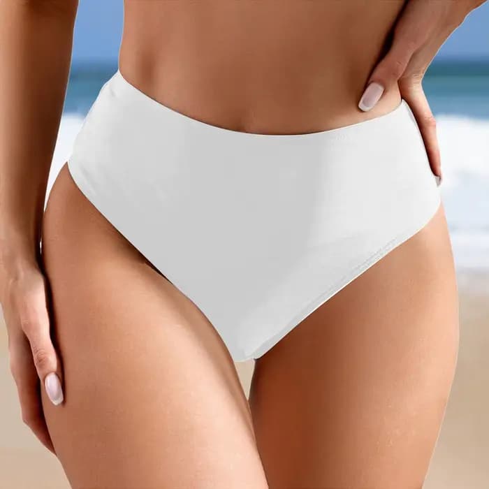 Bas de Bikini pour femmes taille haute maillot de bain Sexy slip