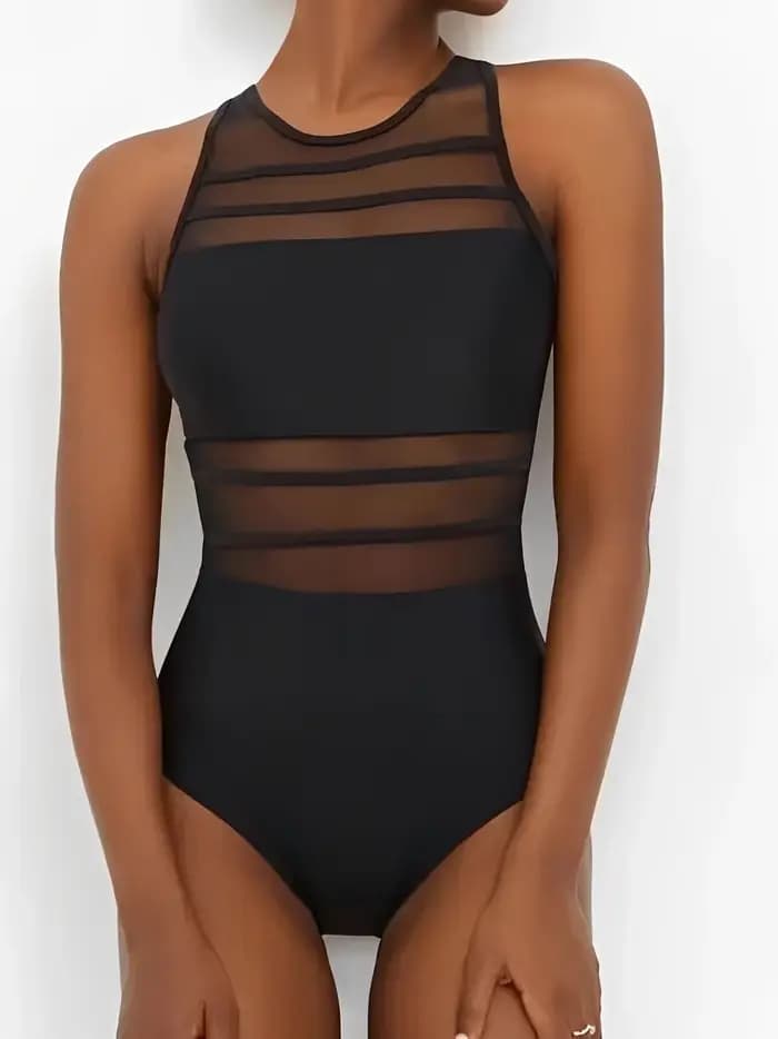 Maillot de bain une pièce en maille