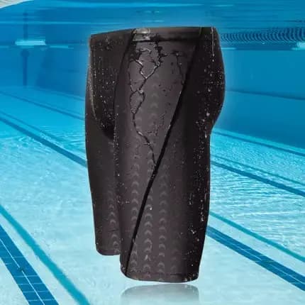 Hommes peau de requin hydrofuge professionnel compétitif maillots de bain marque solide broucroisement maillot de bain pantalon course slips L-5XL