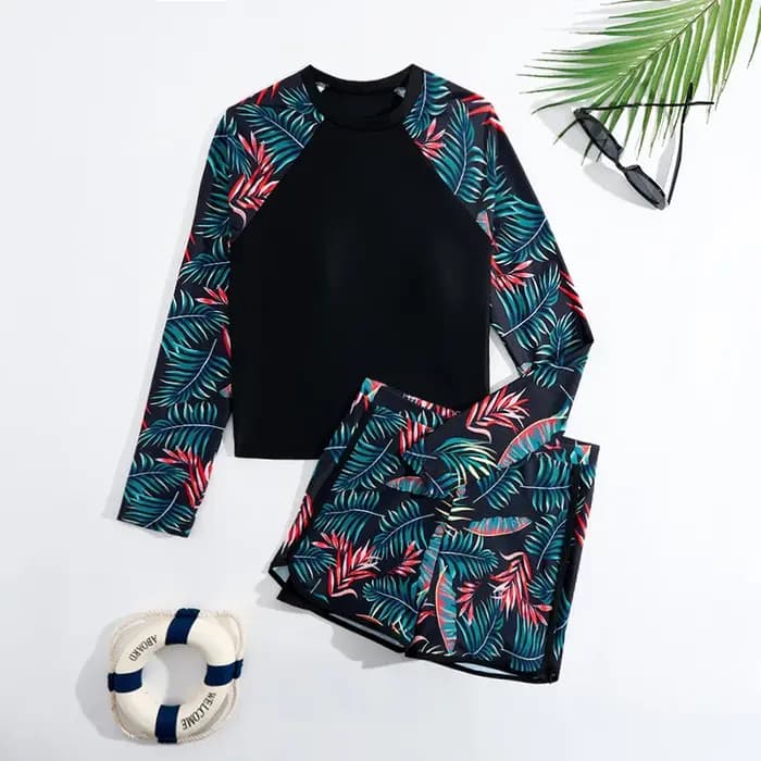 Maillot de bain deux pièces avec short pour filles 2026 – Tenue