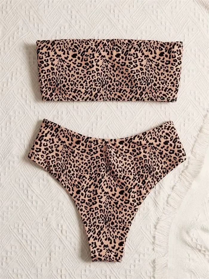 Bikini femmes maillot de bain 2026 nouveau Bikinis ensemble léopard