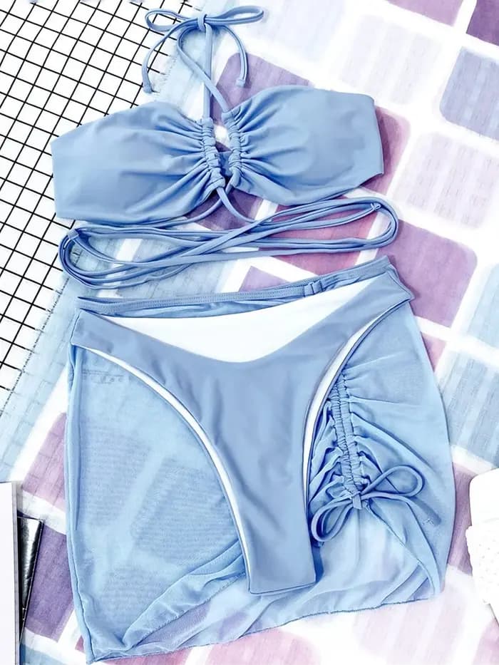 Ensemble de maillot de bain 3 pièces pour femme