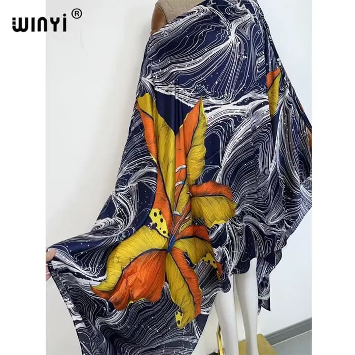 WINYI caftan africain sexy plage couvrir vêtements de plage surdimensionné Bikini couvrir Robe fête