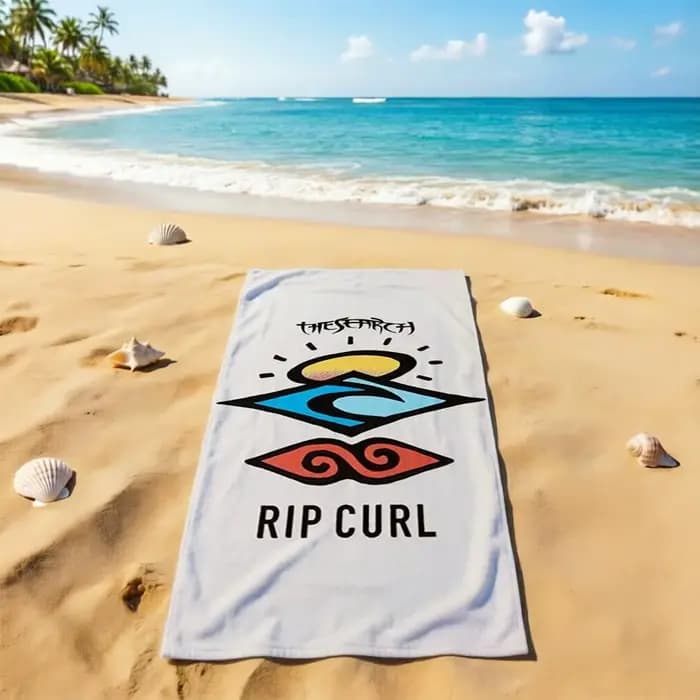 Serviette de bain en microfibre Surf R-Rip Curls pour la natation, le surf, le camping, unisexe, pour les vacances