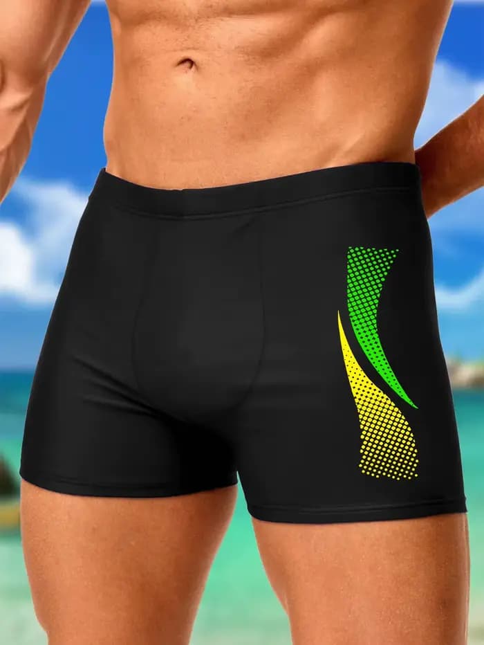 Maillot de bain avec imprimés de mode pour hommes