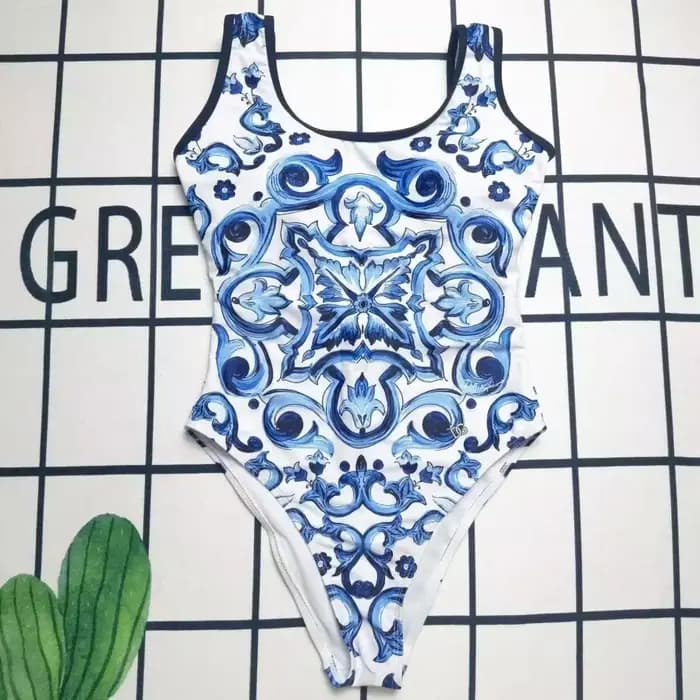 2025 nouveau design maillot de bain femme sexy une pièce bikini fleur dorée