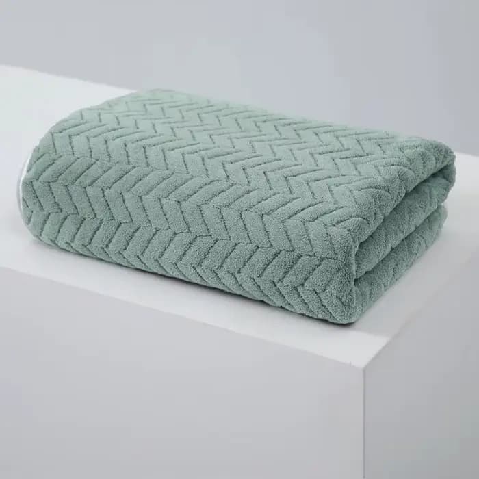 Serviettes de bain en velours corail épais de haute qualité, serviettes douces et absorbantes, servi